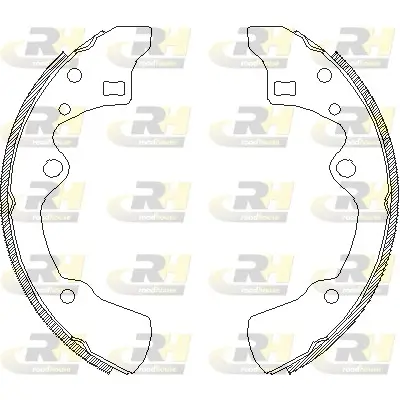Bremsbacke Hinterachse ROADHOUSE 4183.00 Bild Bremsbacke Hinterachse ROADHOUSE 4183.00