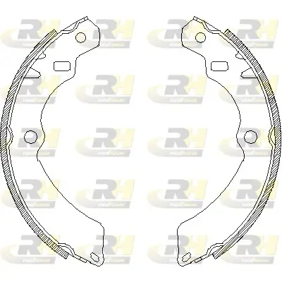 Bremsbacke Hinterachse ROADHOUSE 4196.00 Bild Bremsbacke Hinterachse ROADHOUSE 4196.00