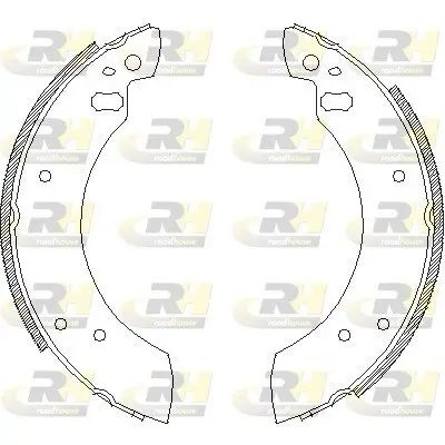 Bremsbacke Hinterachse ROADHOUSE 4254.00 Bild Bremsbacke Hinterachse ROADHOUSE 4254.00