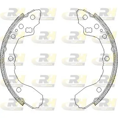 Bremsbacke Hinterachse ROADHOUSE 4344.00 Bild Bremsbacke Hinterachse ROADHOUSE 4344.00
