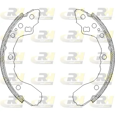 Bremsbacke Hinterachse ROADHOUSE 4344.00 Bild Bremsbacke Hinterachse ROADHOUSE 4344.00