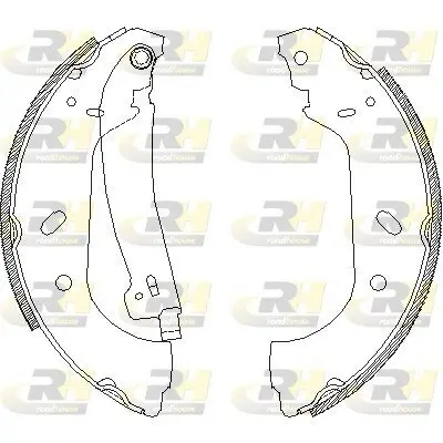 Bremsbacke Hinterachse ROADHOUSE 4417.01 Bild Bremsbacke Hinterachse ROADHOUSE 4417.01