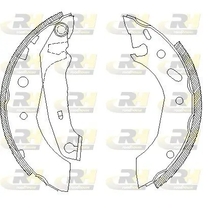 Bremsbacke ROADHOUSE 4507.01 Bild Bremsbacke ROADHOUSE 4507.01