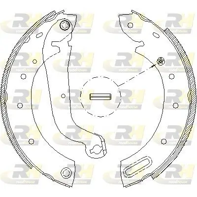 Bremsbacke Hinterachse ROADHOUSE 4513.00 Bild Bremsbacke Hinterachse ROADHOUSE 4513.00