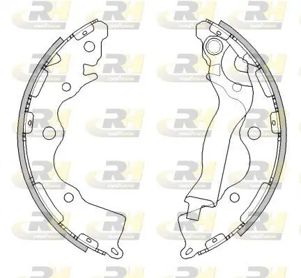 Bremsbacke Hinterachse ROADHOUSE 4525.00 Bild Bremsbacke Hinterachse ROADHOUSE 4525.00