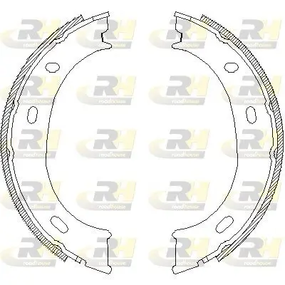 Bremsbacke, Feststellbremse ROADHOUSE 4710.01