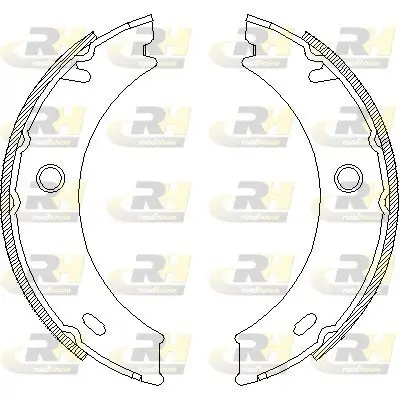 Bremsbacke, Feststellbremse Hinterachse ROADHOUSE 4714.01 Bild Bremsbacke, Feststellbremse Hinterachse ROADHOUSE 4714.01