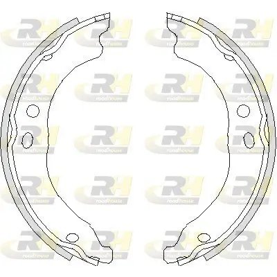 Bremsbacke, Feststellbremse Hinterachse ROADHOUSE 4750.00 Bild Bremsbacke, Feststellbremse Hinterachse ROADHOUSE 4750.00