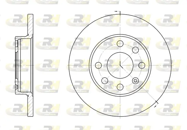 Bremsscheibe Vorderachse ROADHOUSE 6059.00