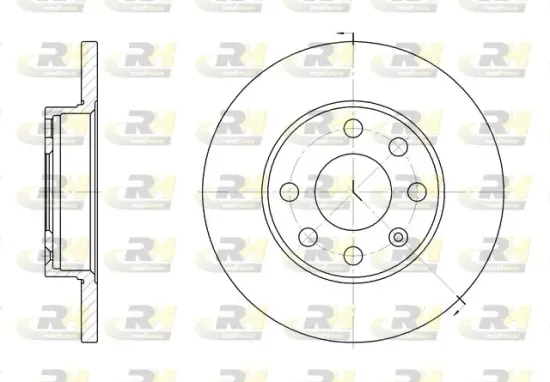 Bremsscheibe Vorderachse ROADHOUSE 6059.00 Bild Bremsscheibe Vorderachse ROADHOUSE 6059.00