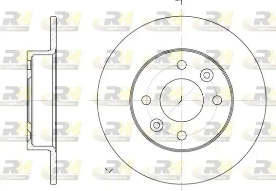 Bremsscheibe Vorderachse ROADHOUSE 6066.00 Bild Bremsscheibe Vorderachse ROADHOUSE 6066.00