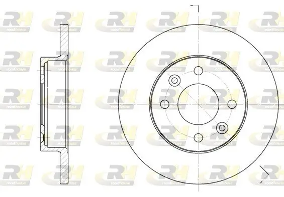 Bremsscheibe Vorderachse ROADHOUSE 6067.00