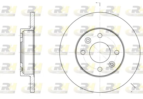 Bremsscheibe Vorderachse ROADHOUSE 6067.00