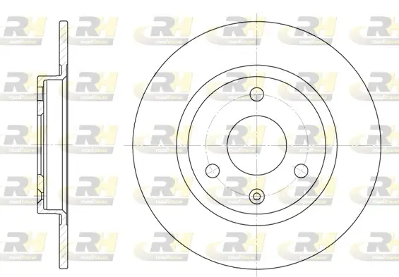 Bremsscheibe Vorderachse ROADHOUSE 6070.00