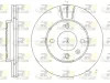 Bremsscheibe Vorderachse ROADHOUSE 6084.10