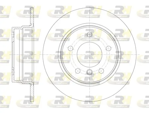 Bremsscheibe Hinterachse ROADHOUSE 61013.00