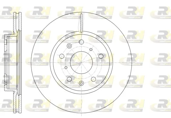 Bremsscheibe Vorderachse ROADHOUSE 61018.10