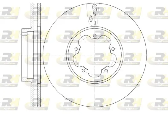 Bremsscheibe Vorderachse ROADHOUSE 61022.10