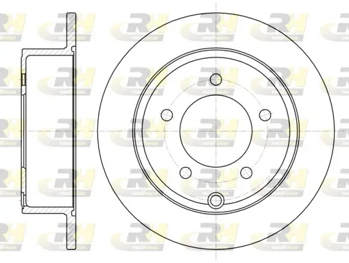 Bremsscheibe Hinterachse ROADHOUSE 61025.00