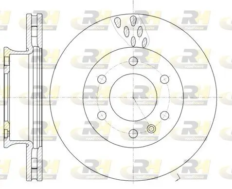 Bremsscheibe Vorderachse ROADHOUSE 61034.10 Bild Bremsscheibe Vorderachse ROADHOUSE 61034.10