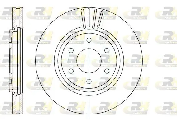 Bremsscheibe Vorderachse ROADHOUSE 61037.10