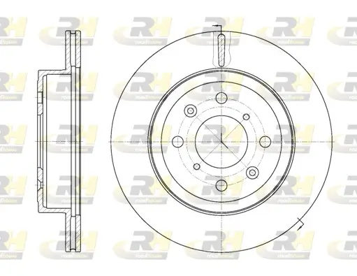 Bremsscheibe Vorderachse ROADHOUSE 61038.10