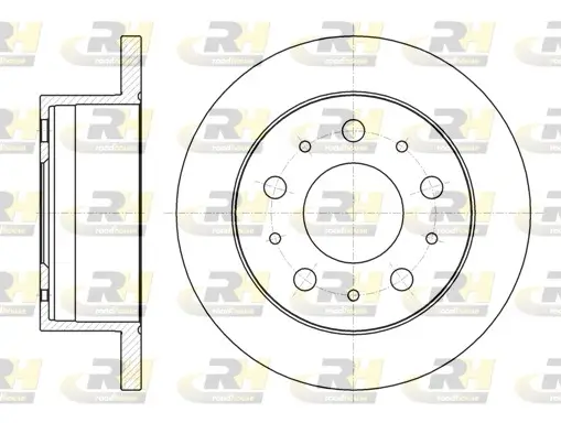 Bremsscheibe Hinterachse ROADHOUSE 61056.00 Bild Bremsscheibe Hinterachse ROADHOUSE 61056.00