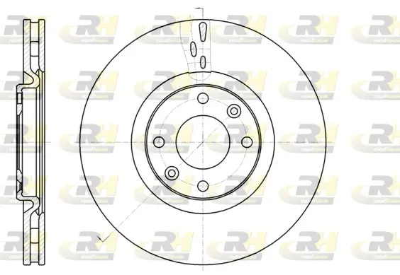 Bremsscheibe Vorderachse ROADHOUSE 61059.10