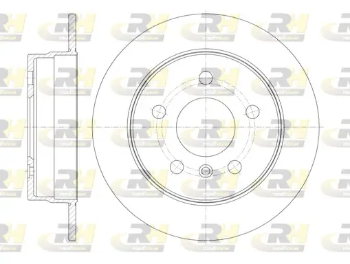 Bremsscheibe Hinterachse ROADHOUSE 61065.00