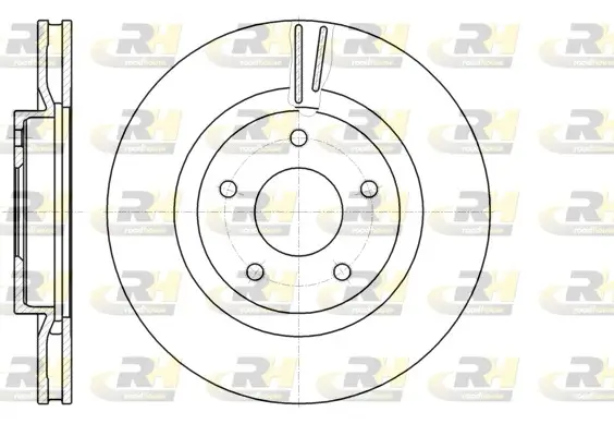 Bremsscheibe Vorderachse ROADHOUSE 61087.10