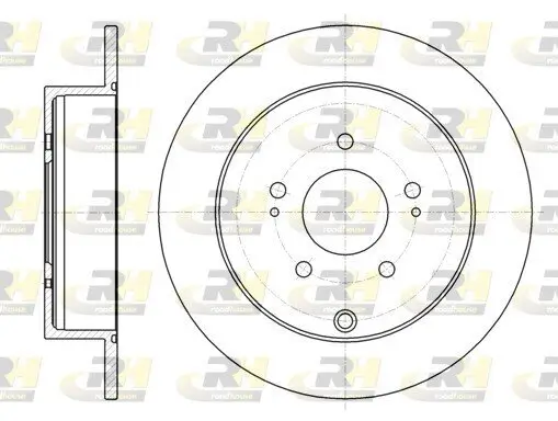 Bremsscheibe Hinterachse ROADHOUSE 61098.00 Bild Bremsscheibe Hinterachse ROADHOUSE 61098.00