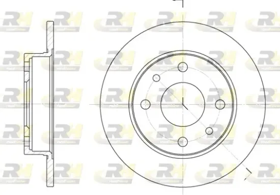 Bremsscheibe Vorderachse ROADHOUSE 6110.00 Bild Bremsscheibe Vorderachse ROADHOUSE 6110.00