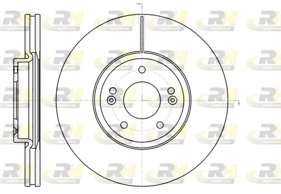 Bremsscheibe Vorderachse ROADHOUSE 61102.10