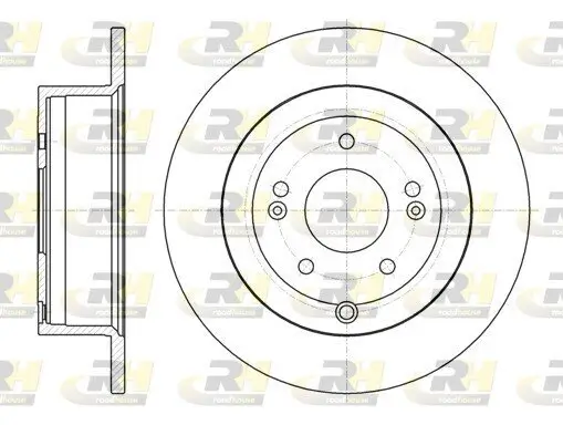 Bremsscheibe ROADHOUSE 61106.00 Bild Bremsscheibe ROADHOUSE 61106.00