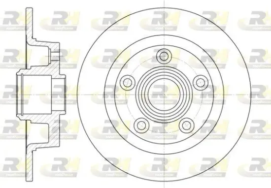 Bremsscheibe Hinterachse ROADHOUSE 61114.00 Bild Bremsscheibe Hinterachse ROADHOUSE 61114.00