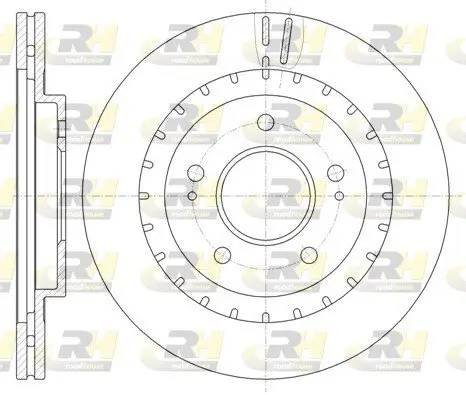 Bremsscheibe Vorderachse ROADHOUSE 61137.10