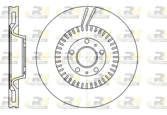 Bremsscheibe Vorderachse ROADHOUSE 61154.10
