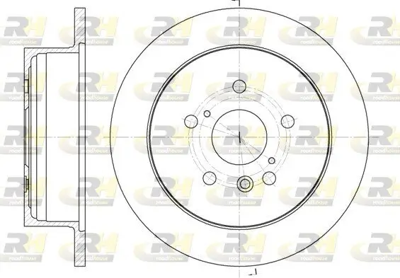 Bremsscheibe ROADHOUSE 61158.00 Bild Bremsscheibe ROADHOUSE 61158.00