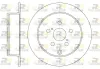 Bremsscheibe Hinterachse ROADHOUSE 61168.00