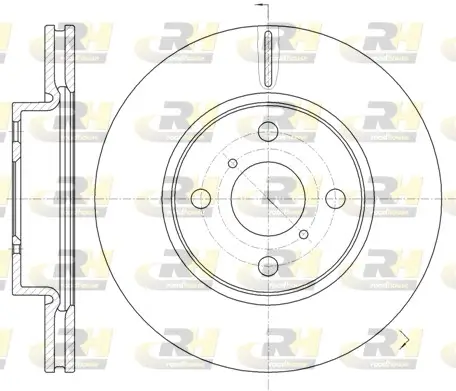 Bremsscheibe Vorderachse ROADHOUSE 61169.10
