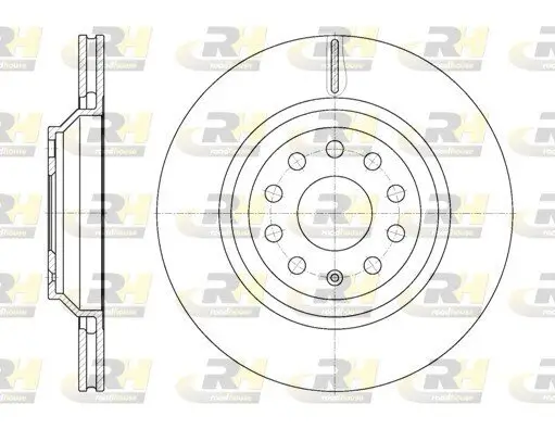 Bremsscheibe Hinterachse ROADHOUSE 61172.10 Bild Bremsscheibe Hinterachse ROADHOUSE 61172.10