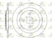 Bremsscheibe Hinterachse ROADHOUSE 61173.00