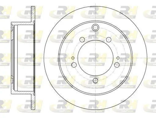 Bremsscheibe Hinterachse ROADHOUSE 61230.00 Bild Bremsscheibe Hinterachse ROADHOUSE 61230.00