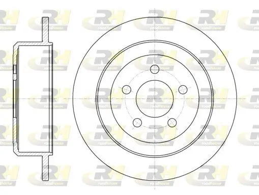 Bremsscheibe Hinterachse ROADHOUSE 61271.00 Bild Bremsscheibe Hinterachse ROADHOUSE 61271.00