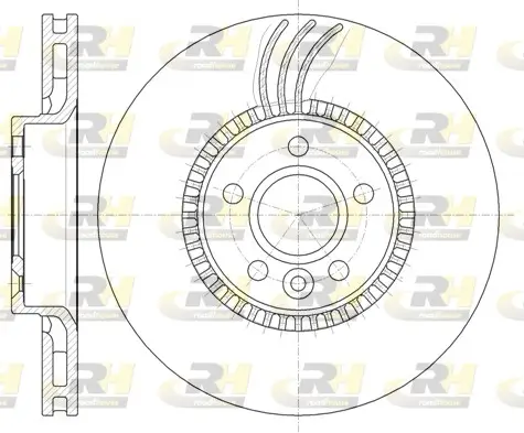 Bremsscheibe Vorderachse ROADHOUSE 61280.10