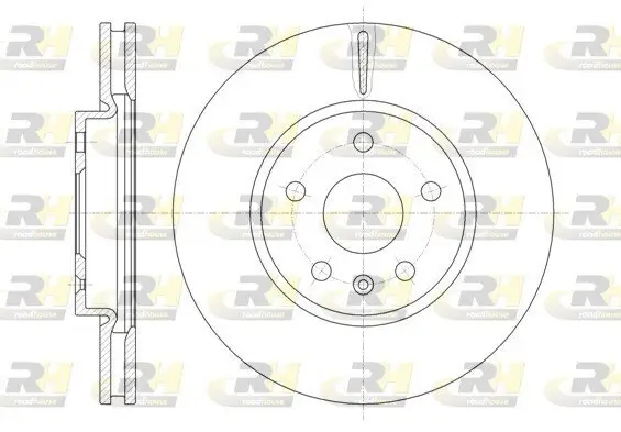 Bremsscheibe Vorderachse ROADHOUSE 61286.10