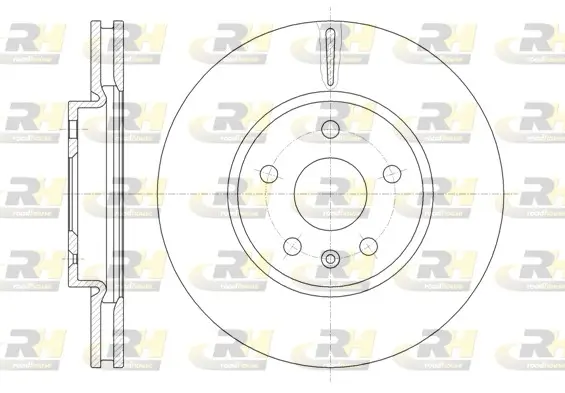 Bremsscheibe Vorderachse ROADHOUSE 61286.10