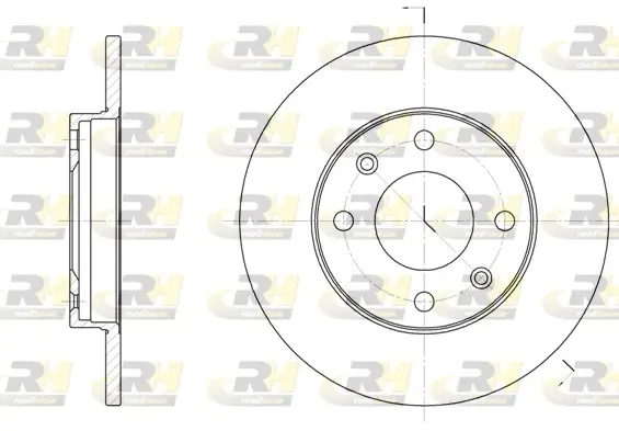 Bremsscheibe Vorderachse ROADHOUSE 6130.00