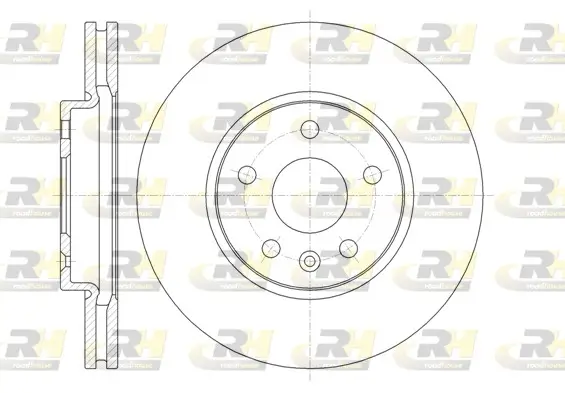 Bremsscheibe Vorderachse ROADHOUSE 61313.10