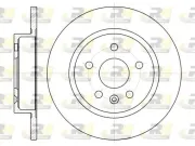 Bremsscheibe Hinterachse ROADHOUSE 61316.00